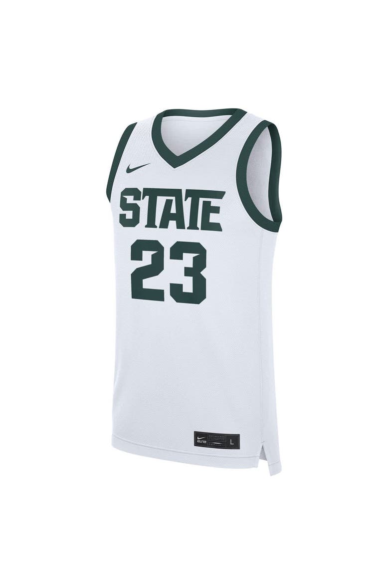 Men's Nike Draymond Green White Michigan State Spartans Performance Replica Basketball Jersey, Alternate, color, White