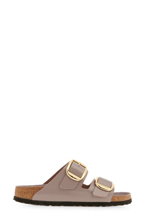 BIRKENSTOCK BIRKENSTOCK ARIZONA HAMMERED BIG BUCKLE SLIDE SANDAL