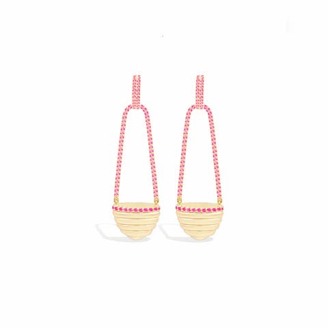 Found Cap Chandelier Earring