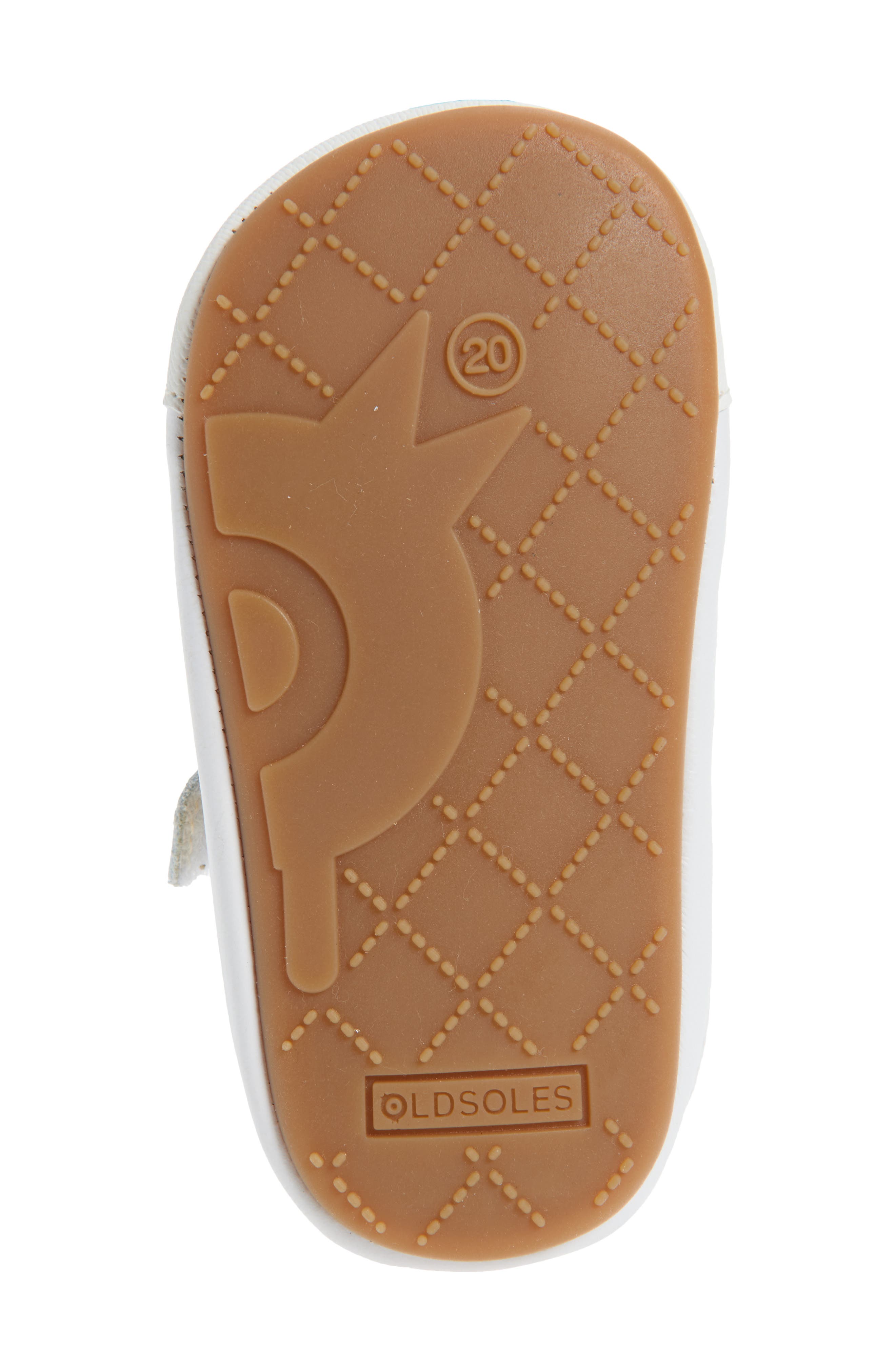 OLD SOLES Kids' Smiley Sneaker, Alternate, color, Snow / Yellow