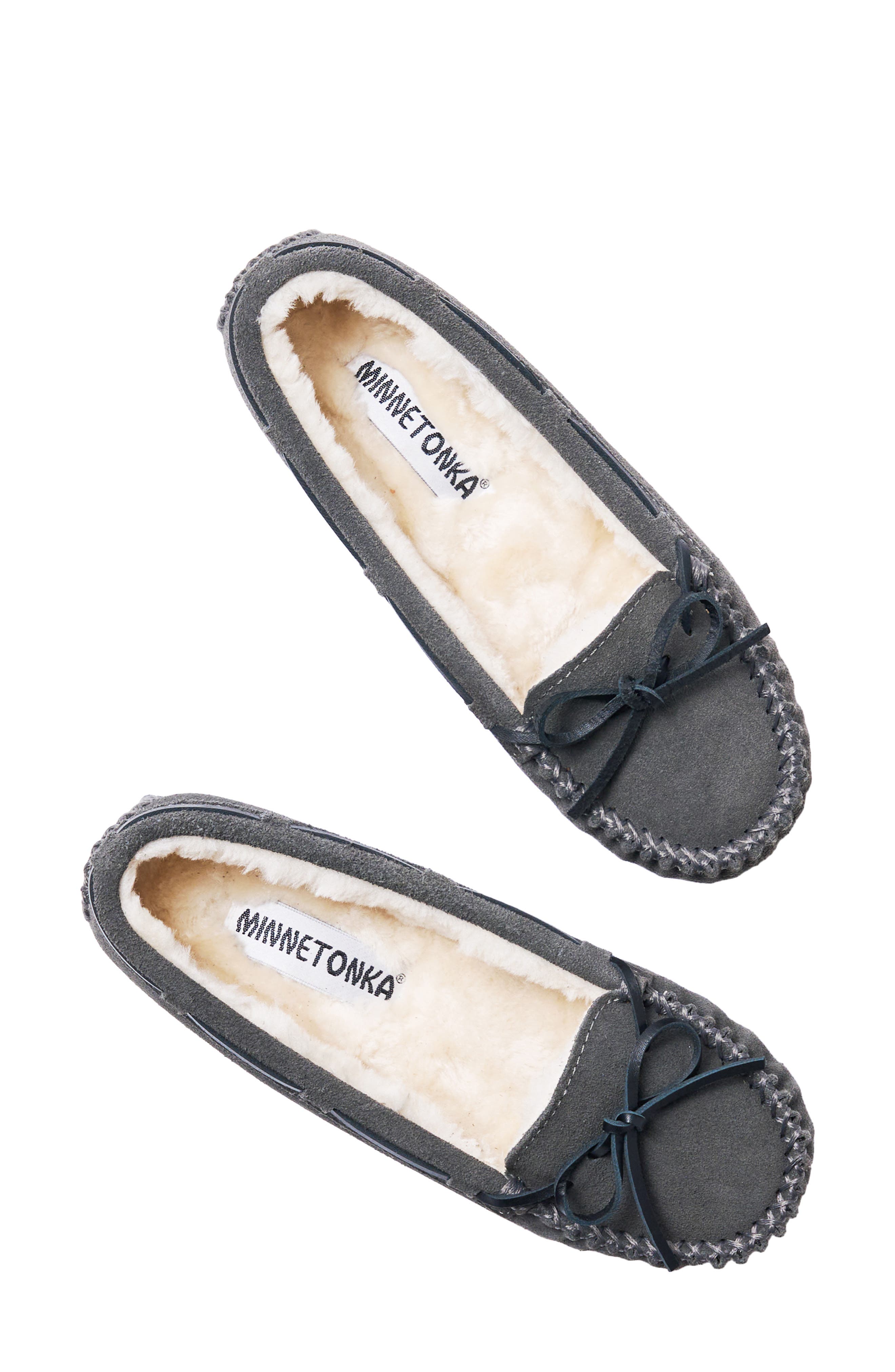 Cally Slipper, Alternate, color, GREY SUEDE