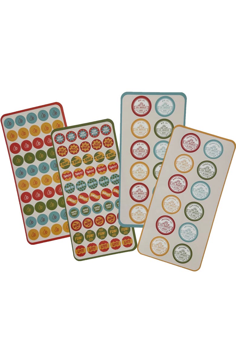 Trip Jones The Kids' Guide To Los Angeles Collectible Cards, Age 6+, Alternate, color, Multicolored