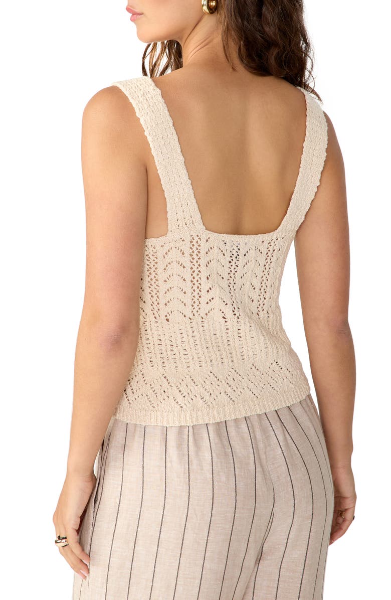 Sanctuary Open Stitch Sweater Tank, Alternate, color,