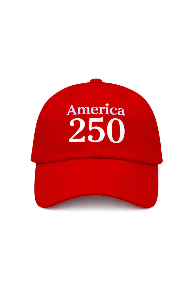 Bits & Bows America 250th Baseball Hat, Alternate, color, Red