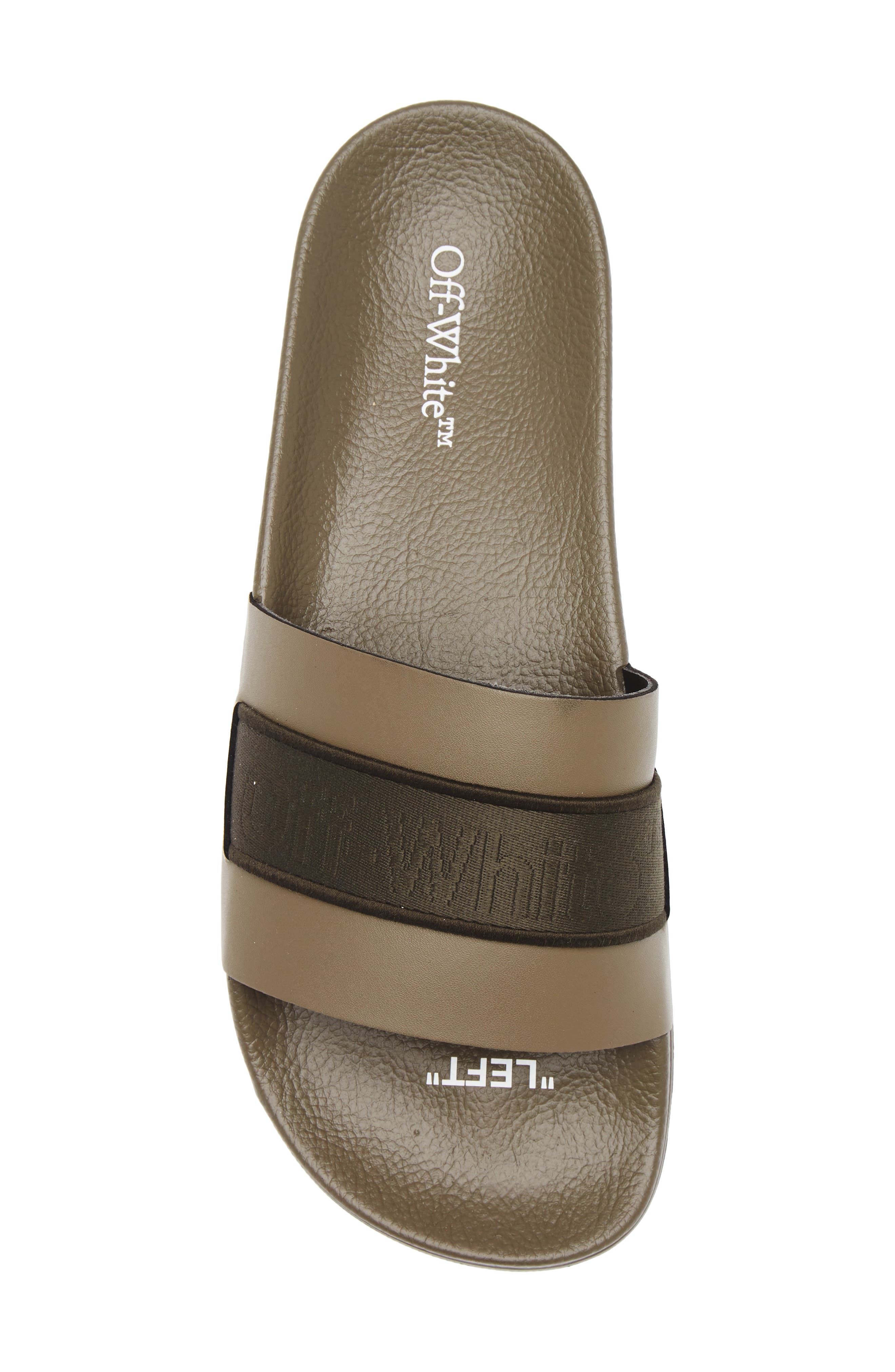 Off-White Industrial Belt Slide Sandal, Alternate, color, 