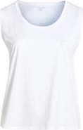 Eileen Fisher Scoop Neck Organic Cotton Tank