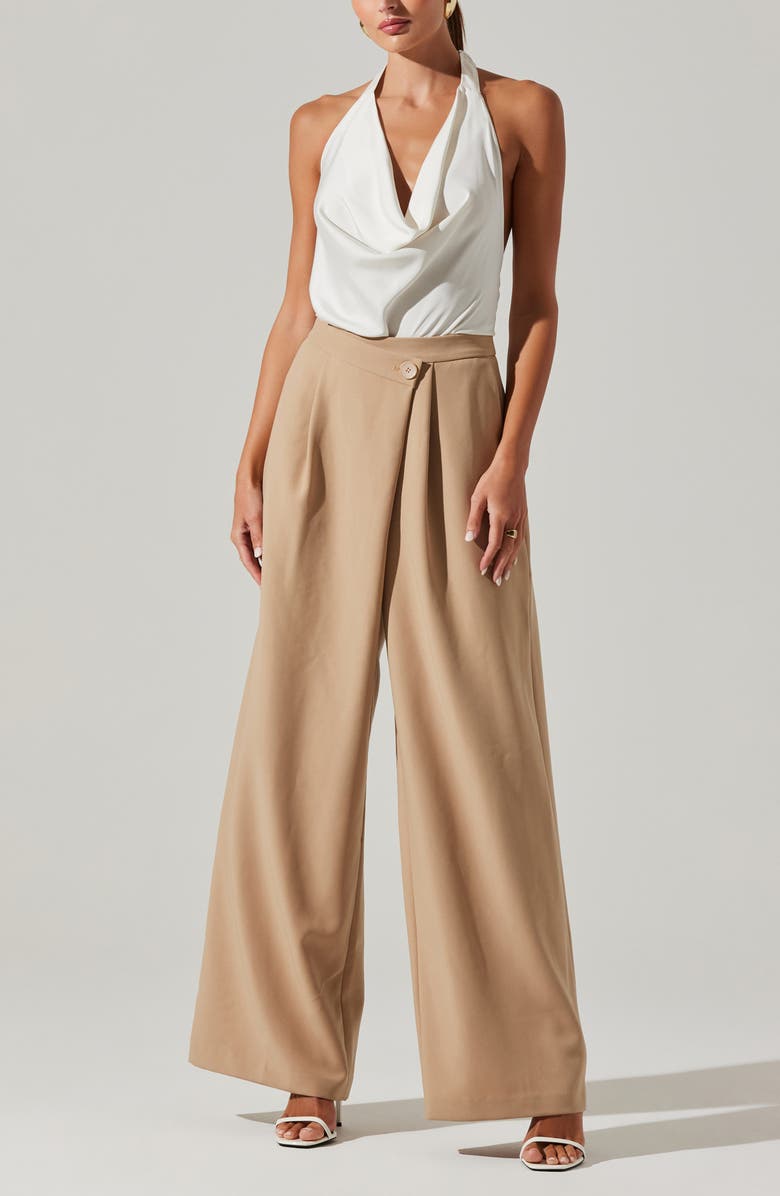 ASTR the Label Aryn Halter Wide Leg Jumpsuit, Alternate, color,