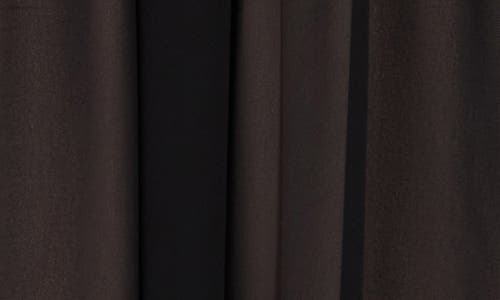 Renee C Sheer Overlay Blouson Minidress In Black