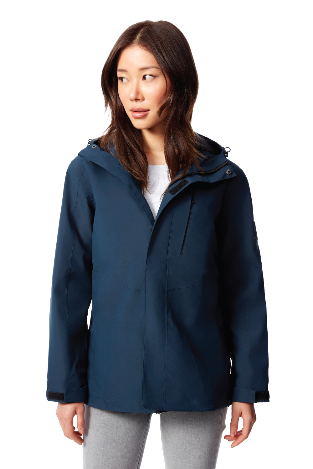 Tahsis - Lightweight Waterproof Shell Rain Jacket - image 3