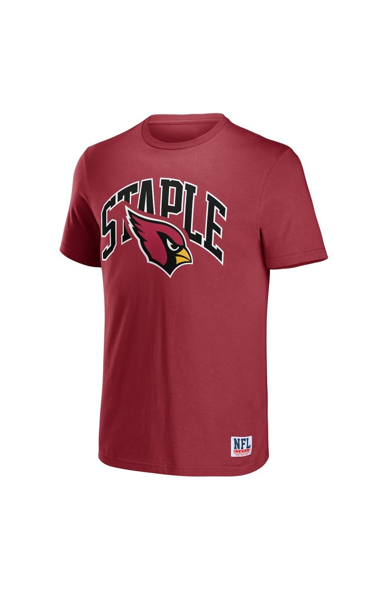 STAPLE Men's NFL x Staple Cardinal Arizona Cardinals Logo Lockup T-Shirt, Alternate, color, Cardinal
