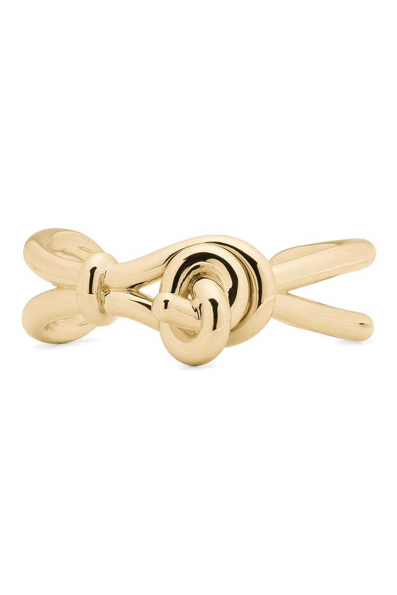 Statement Knot Cuff, Main, color, GOLD