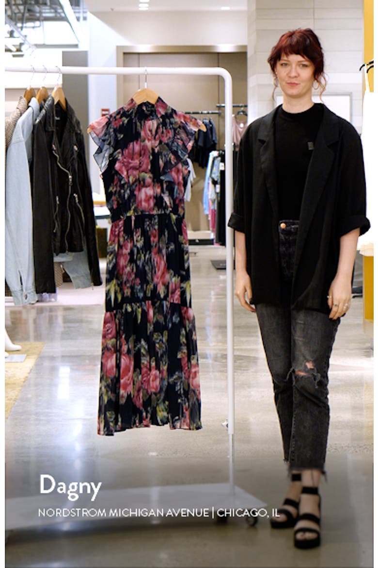 Anna Floral Chiffon Dress video
