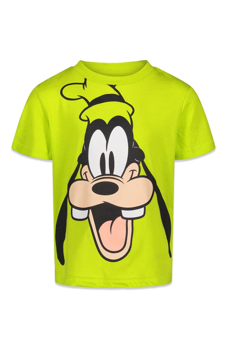 Disney Mickey Mouse Short Sleeve T-Shirt, Main, color, Lime Green Goofy