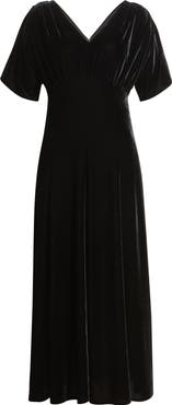 Chelsea28 Velvet V-Neck Maxi Dress