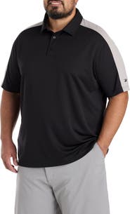 Reebok Big & Tall Colorblocked Polo Shirt