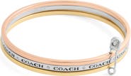 COACH Safety Pin Triple Bangle