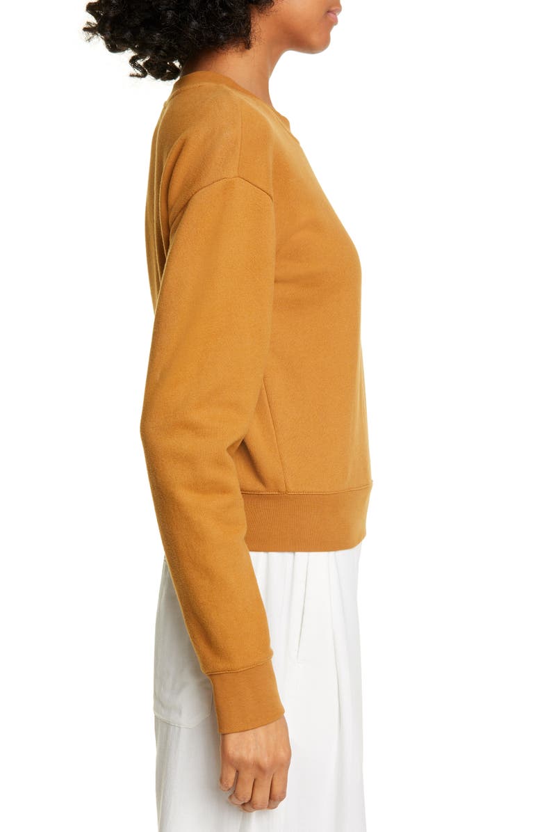 Vince Crewneck French Terry Sweatshirt, Alternate, color,