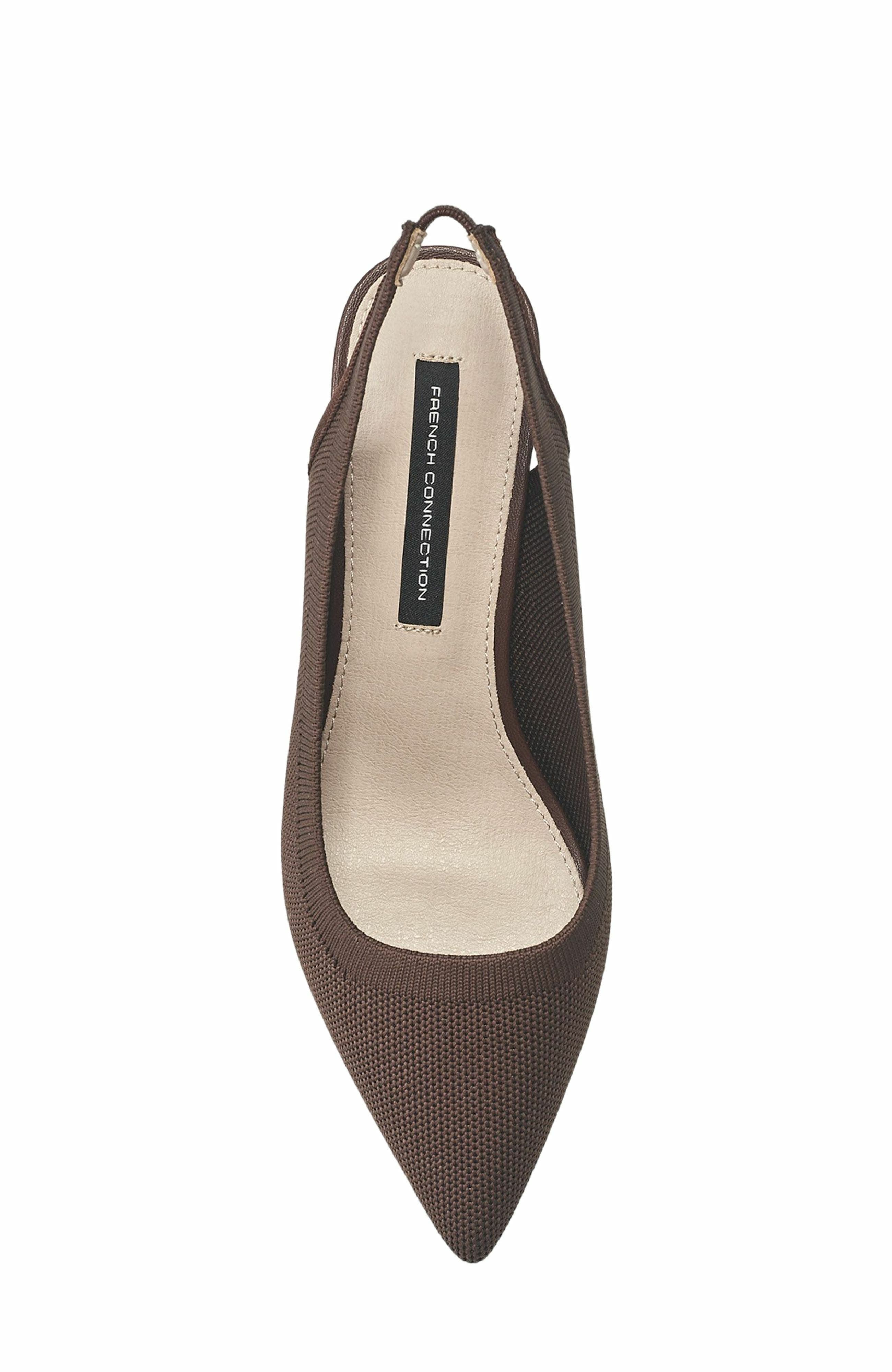 French Connection Viva Slingback Heel, Alternate, color, Cafe