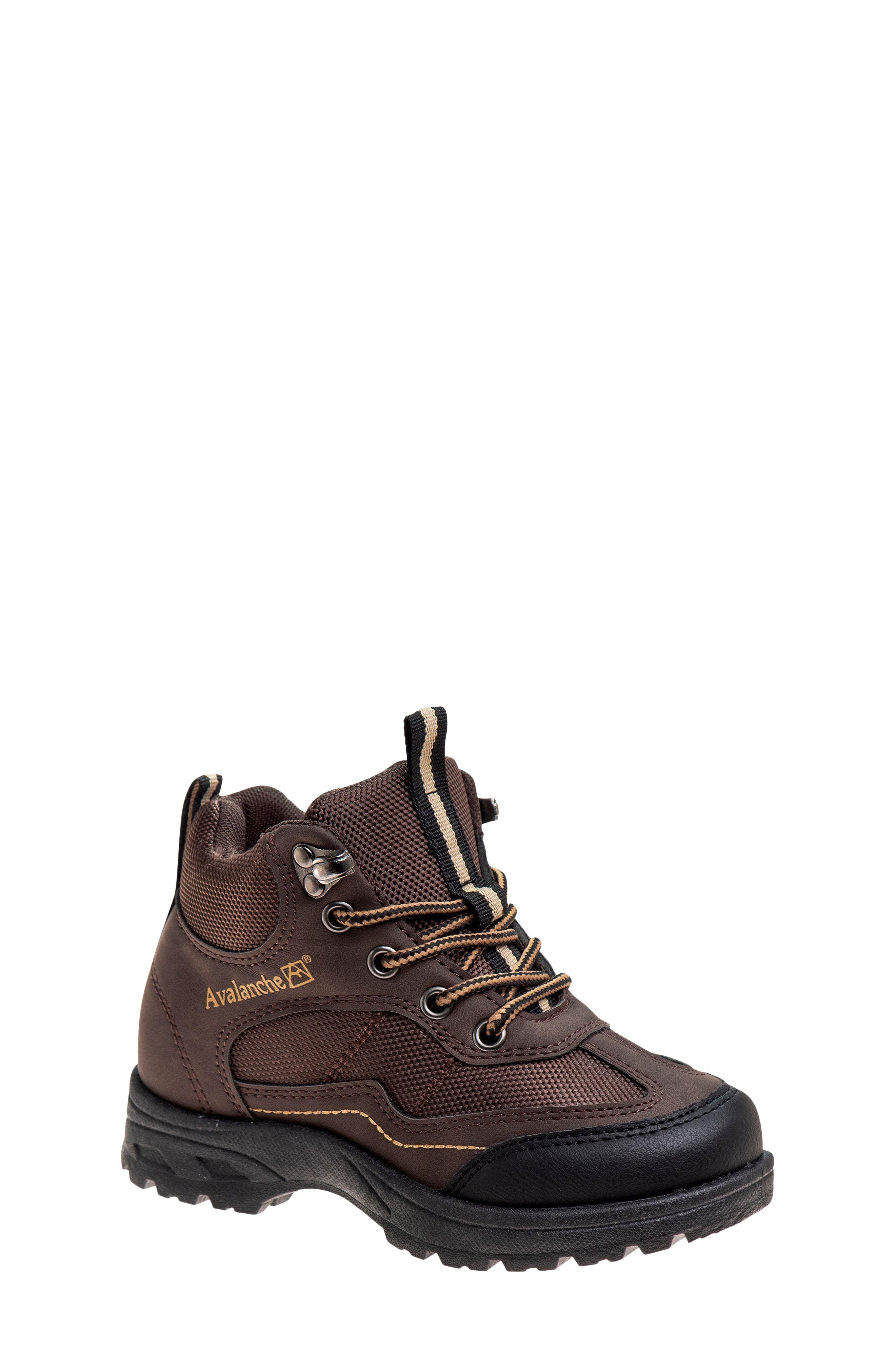 Kids' Hiker Boot, Main, color, BROWN/ TAN