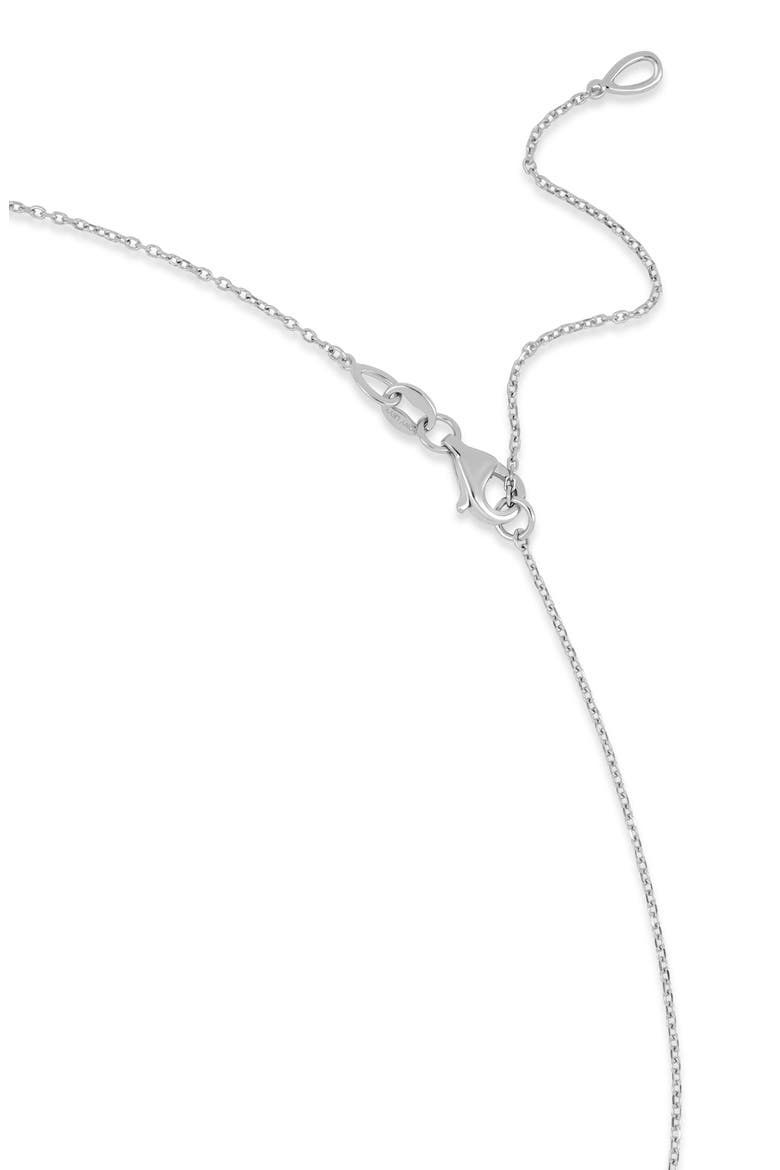 Maya 18K Gold Diamond Pendant Necklace, Alternate, color, 18KW