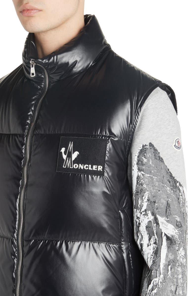 Moncler Banker Down Vest, Alternate, color, 