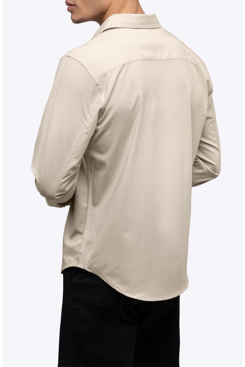 Soho Long Sleeve Button Up Shirt, Alternate, color, SAND DUNE