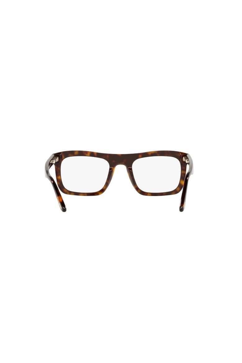 52mm Rectangle optical glasses, Alternate, color, Tortoise