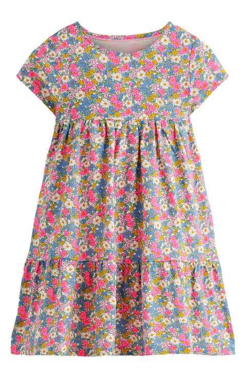 Kids' Ariel Tiered Cotton Jersey T-Shirt Dress (Toddler, Little Kid & Big Kid)