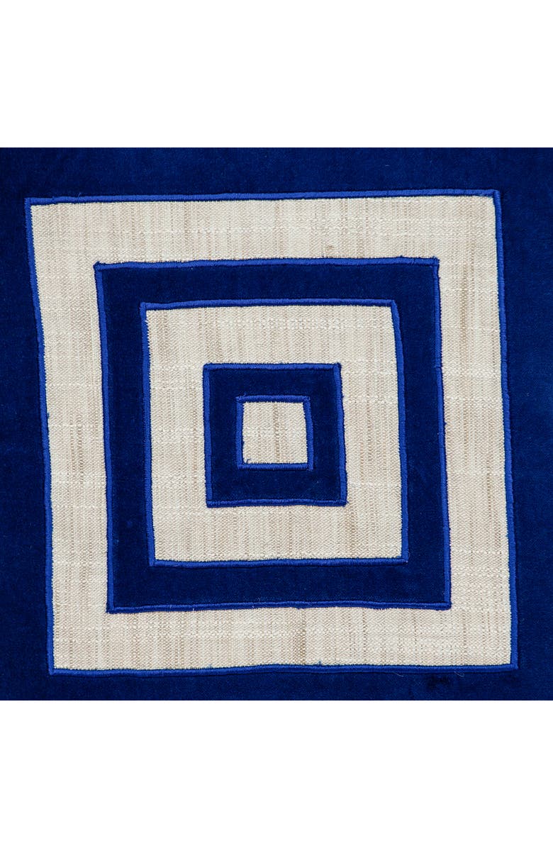 PARKLAND COLLECTION Lexa Throw Pillow, Alternate, color, Brown/ Blue