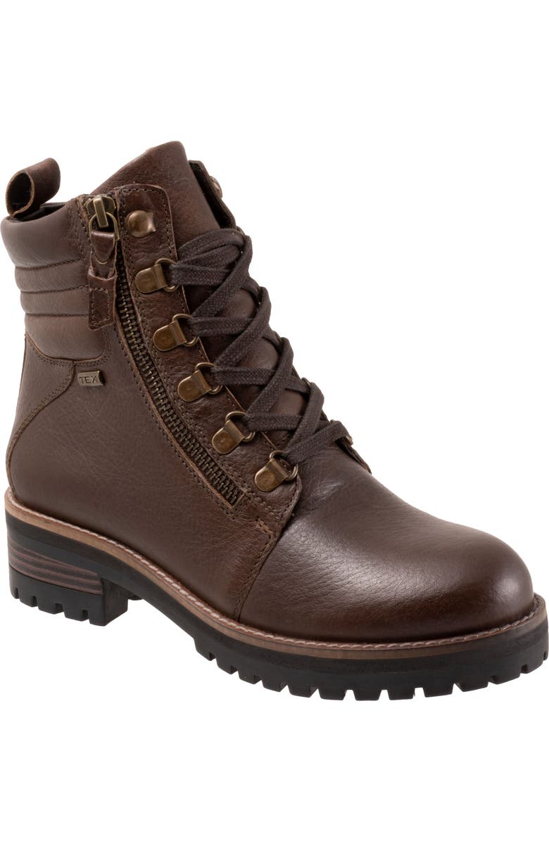 SoftWalk<sup>®</sup> Everett Lace-Up Boot, Main, color, Dark Brown Tumbled Leather
