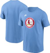 Nike Men's Nike Light Blue St. Louis Cardinals Cooperstown Collection Team Logo T-Shirt