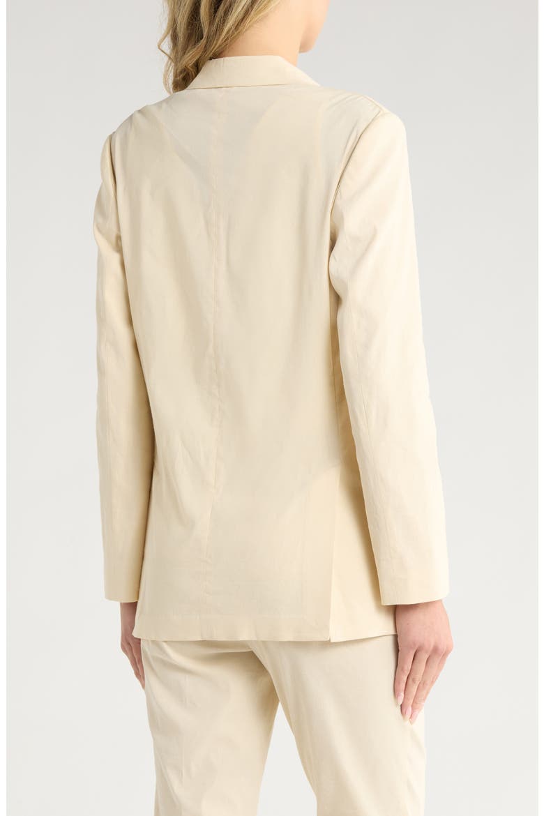 Two Button Linen Blend Blazer, Alternate, color, LIGHT LINEN