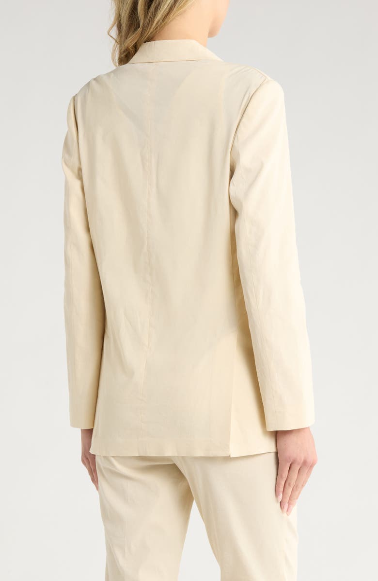 Theory Two Button Linen Blend Blazer, Alternate, color, Light Linen