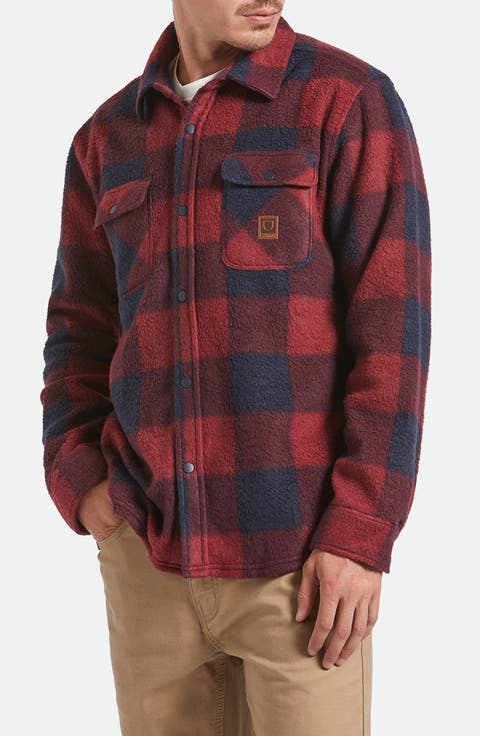 Bowery Arctic Stretch Fleece Snap Front Shirt