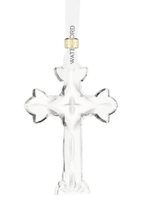 2026 Annual Cross Crystal Ornament
