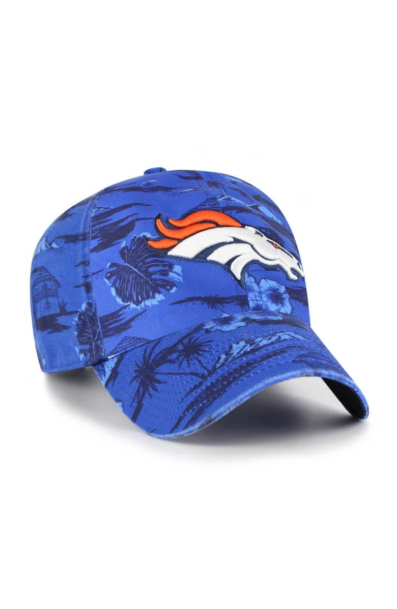 '47 Men's '47  Royal Denver Broncos Fiji Clean Up Adjustable Hat, Alternate, color, 