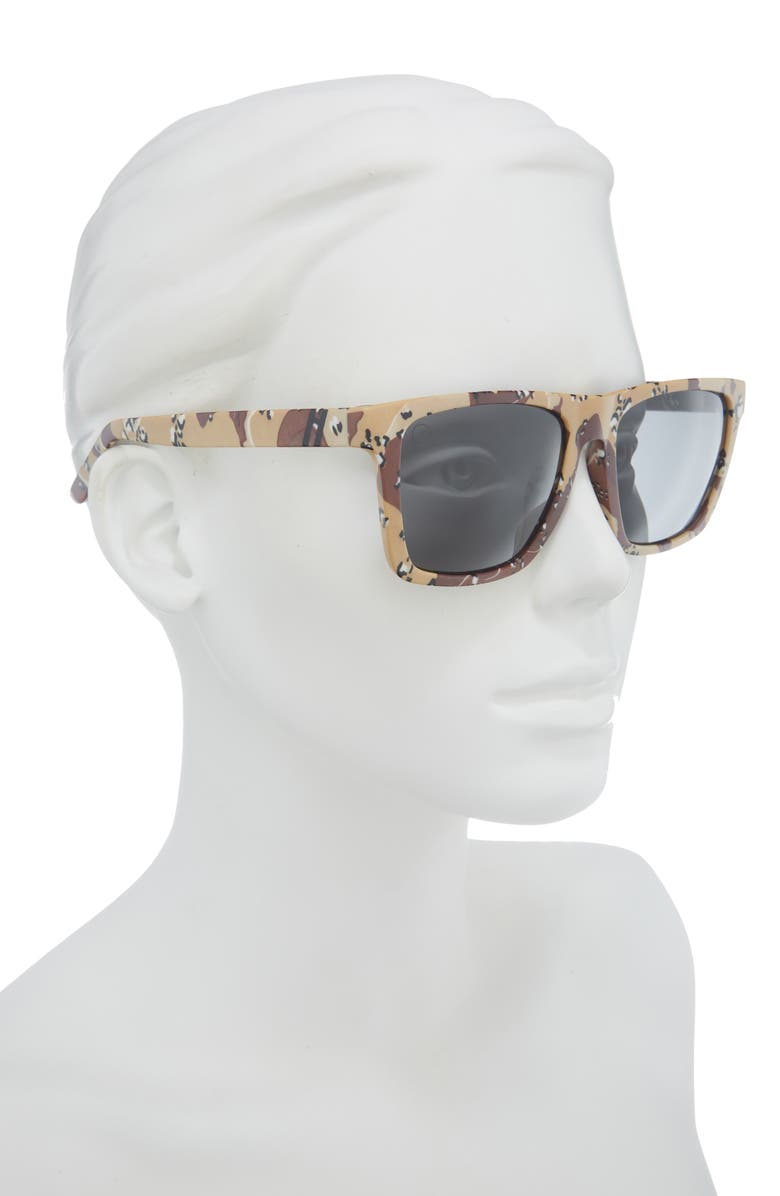 Blenders Eyewear 54mm Romeo Polarized Square Sunglasses, Alternate, color, Desert Camo