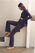 H&M Flared yoga leggings with softmove