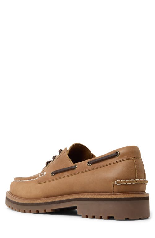 Aldo Cedric Lugged Boat Shoe In Brown