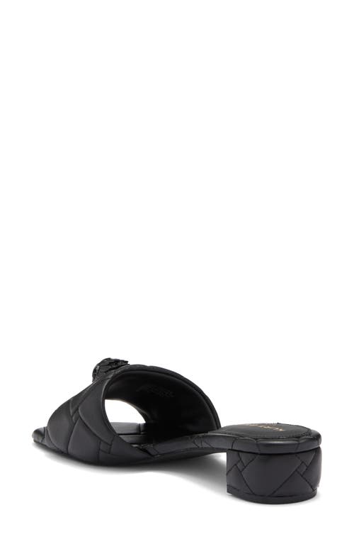 KURT GEIGER KURT GEIGER LONDON KENSINGTON QUILTED SLIDE SANDAL