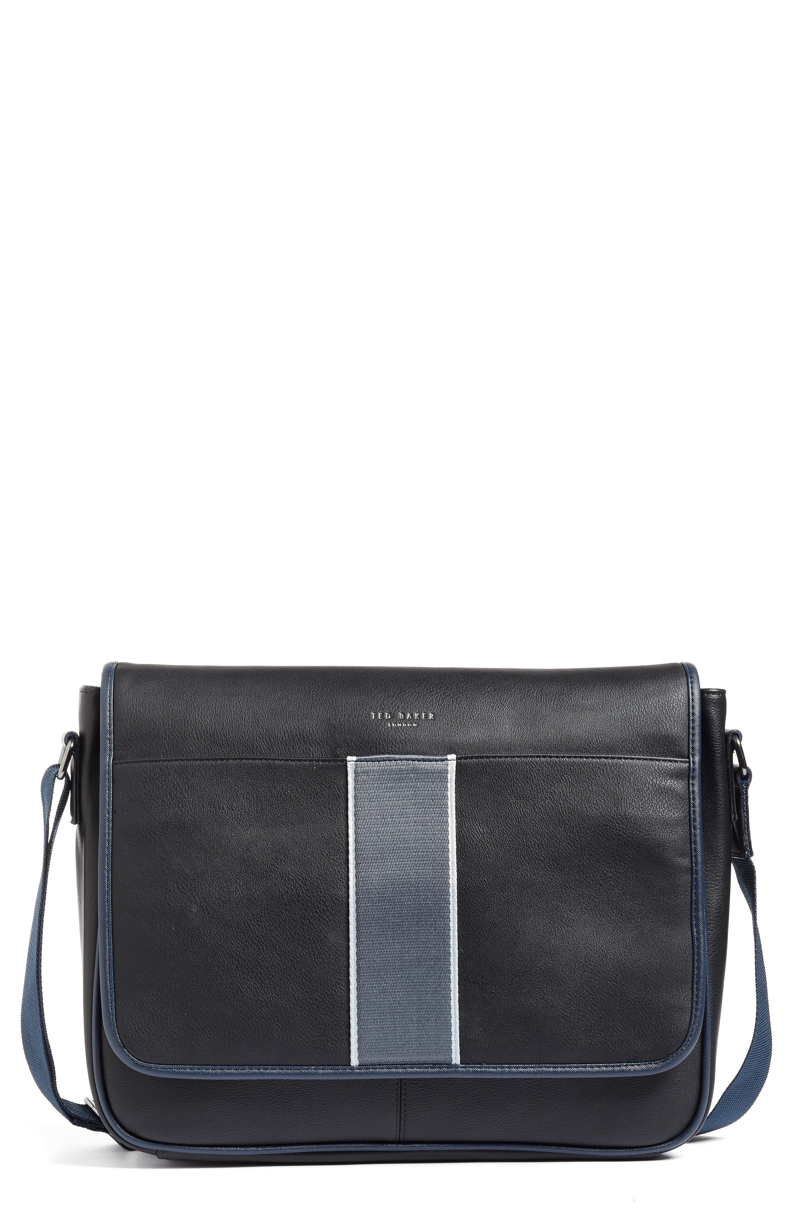 Ted Baker London Webster Messenger Bag, Main, color, 