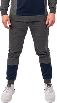 Maceoo Colorblock Stretch Cotton Joggers