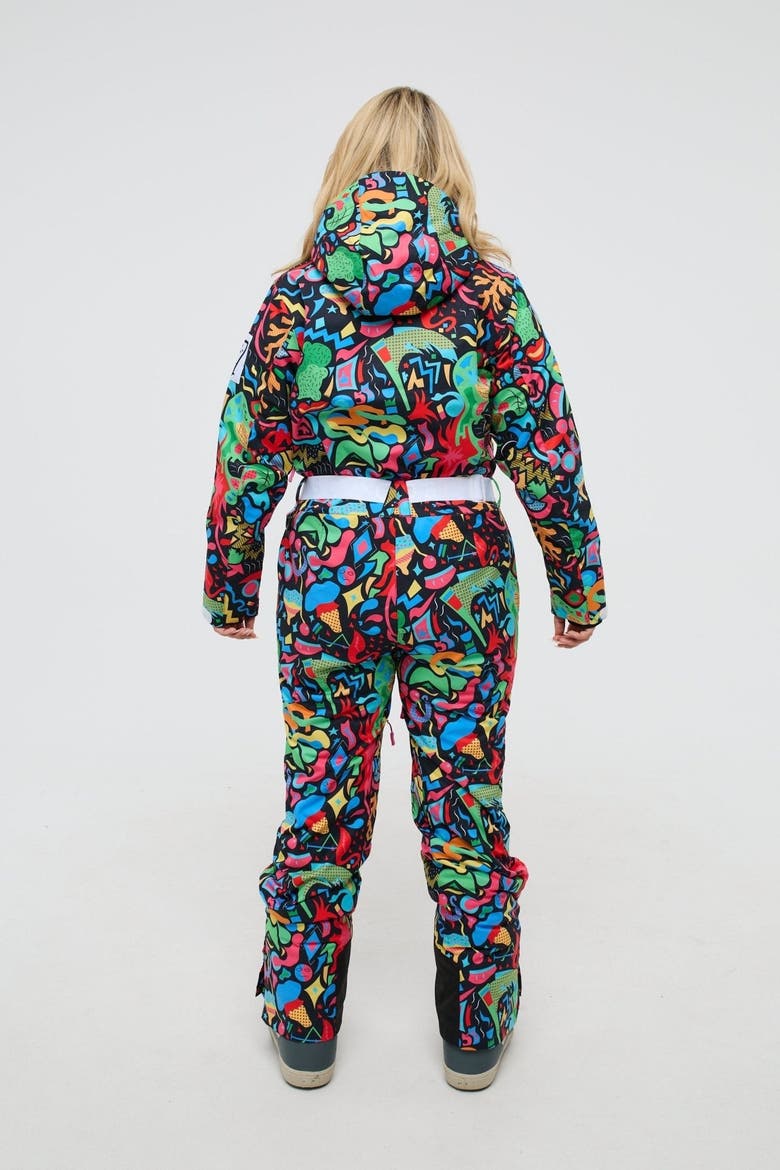 Stairway to Heaven Shaped Women's Ski Suit, Alternate, color, multi-colour