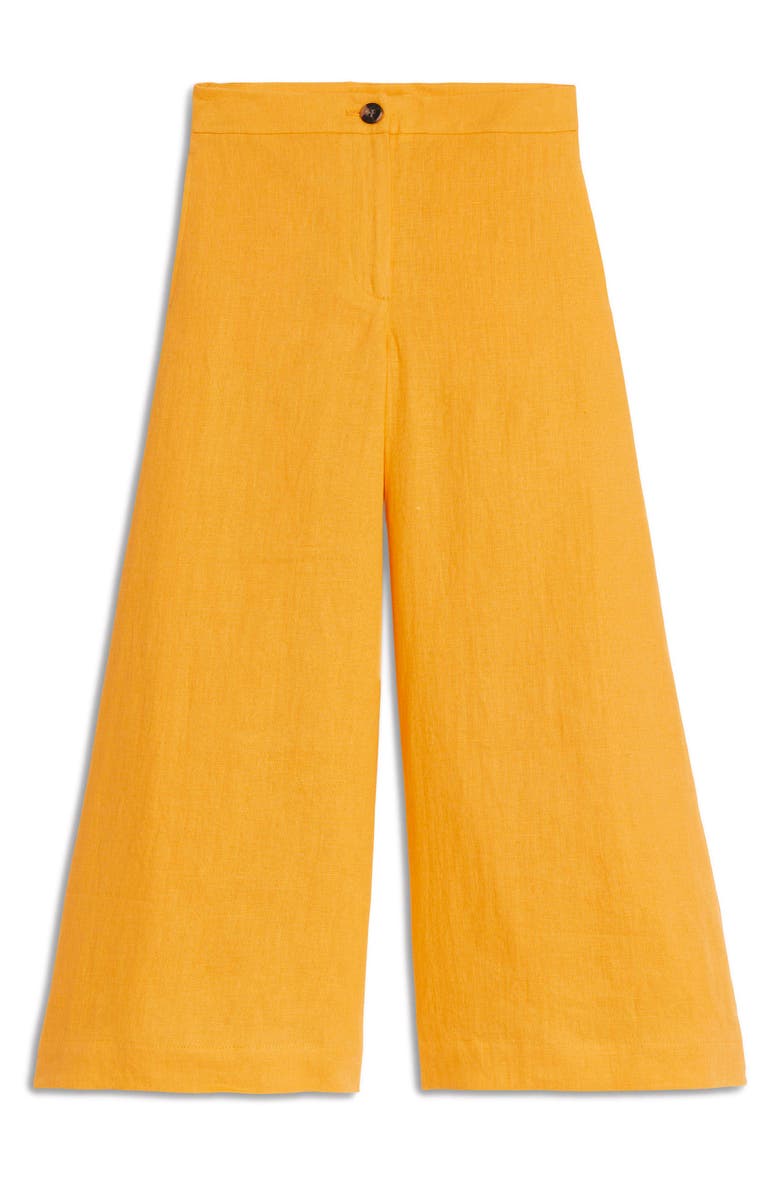 Boden Wide Leg Crop Linen Pants, Main, color,