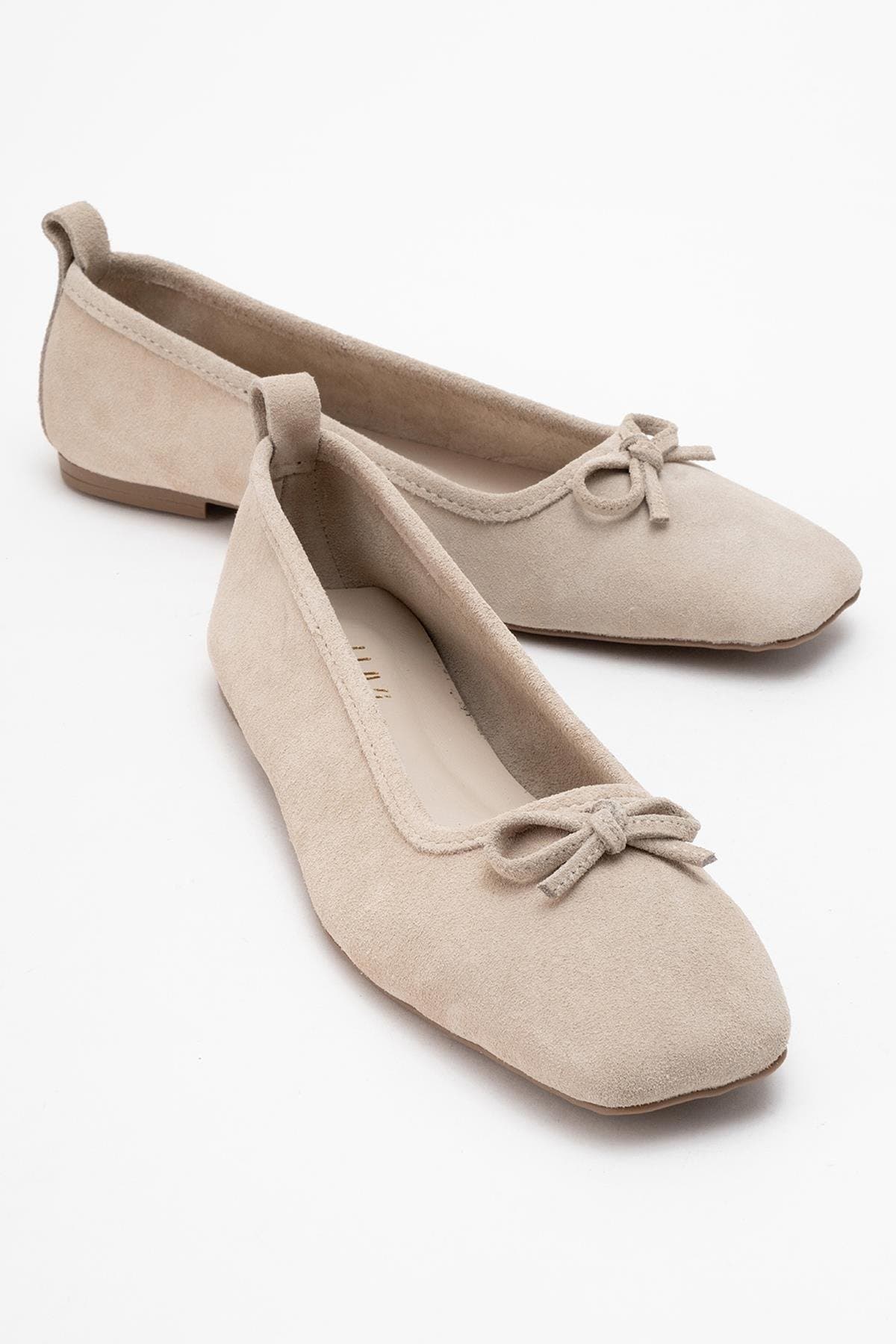 Beige Suede