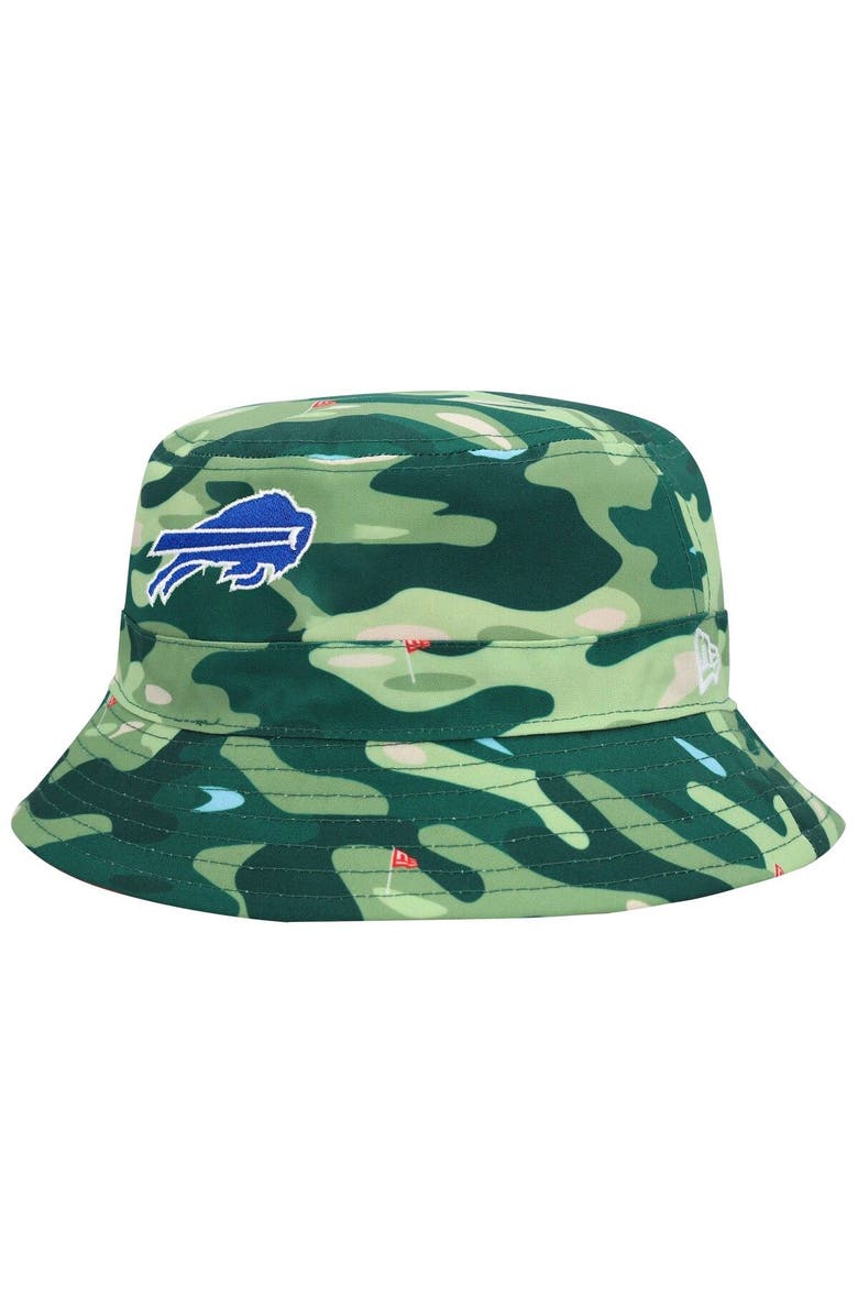 New Era Men's New Era Royal/Camo Buffalo Bills Reversible Bucket Hat, Alternate, color,