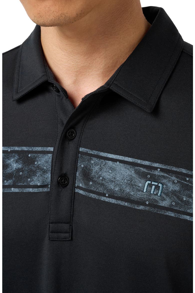 Featherweight Polo, Alternate, color, BLACK/ AEGEAN BLUE