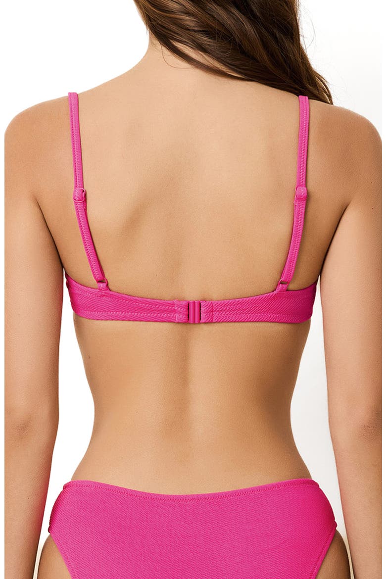 The Eva Bikini Top, Alternate, color, PARADISE PINK