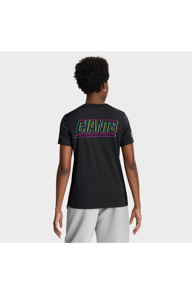 Nike Women's Nike Black New York Giants 2025 NFL Crucial Catch Tri-Blend Dri-FIT T-Shirt, Alternate, color, Black