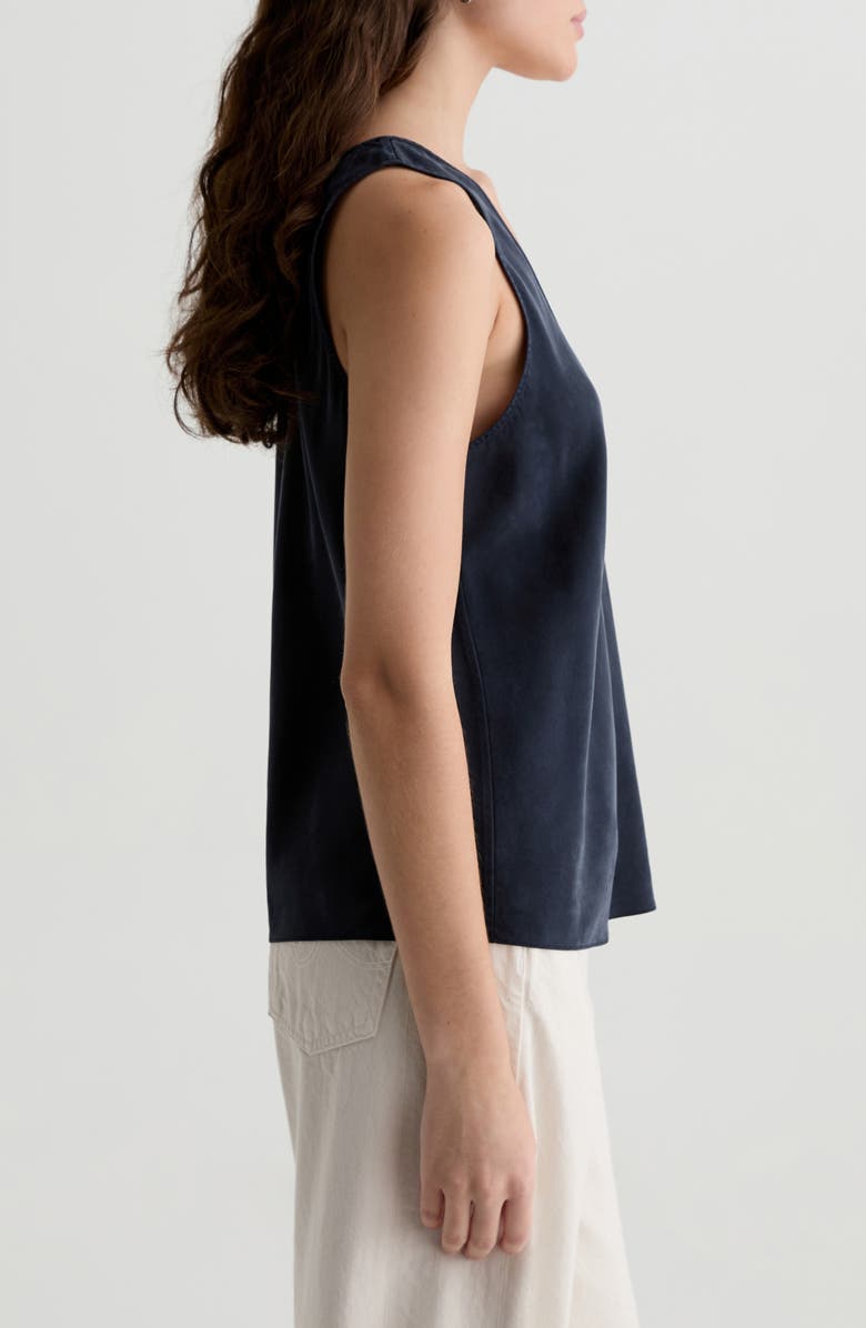 AG Nicola Scoop Tank, Alternate, color, Sulfur Black